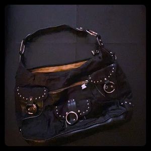 Black shoulder purse